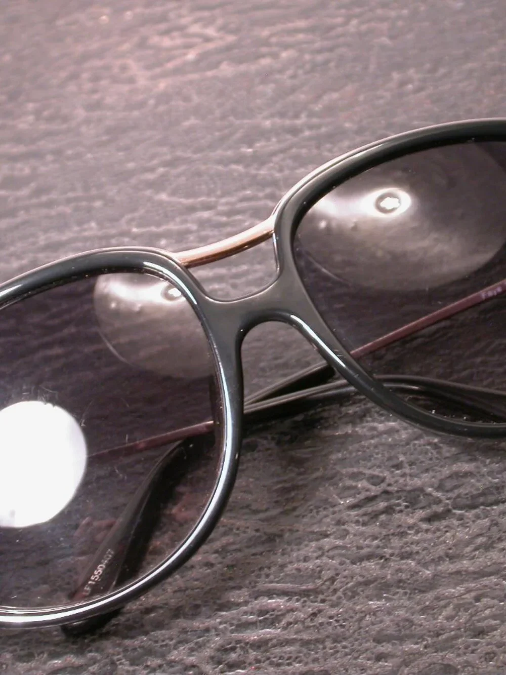 Tom Ford Black and Gold Faye Designer Sunglasses Made in Italy